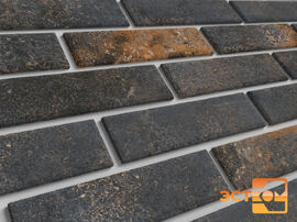 Купить клинкерные термопанели с плиткой Element Klinker Exclusive Metal Dark